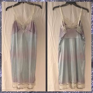 Vintage Handmade Tie-Dyed Slip Dress